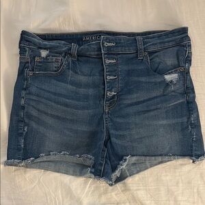 American Eagle Outfitters Women's Next Level Stretch High Rise ShortDenim Shorts